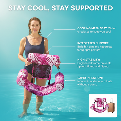 Velora™ Inflatable Pool Lounge Chair