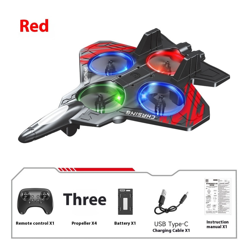 LED Foam Drone for Kids | Remote Control Flying Toy Plane