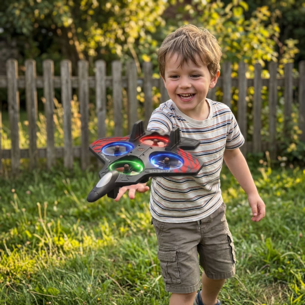 LED Foam Drone for Kids | Remote Control Flying Toy Plane