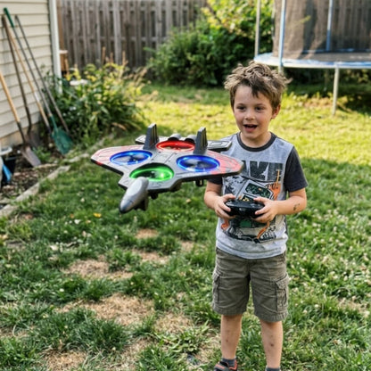 LED Foam Drone for Kids | Remote Control Flying Toy Plane