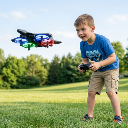 LED Foam Drone for Kids | Remote Control Flying Toy Plane