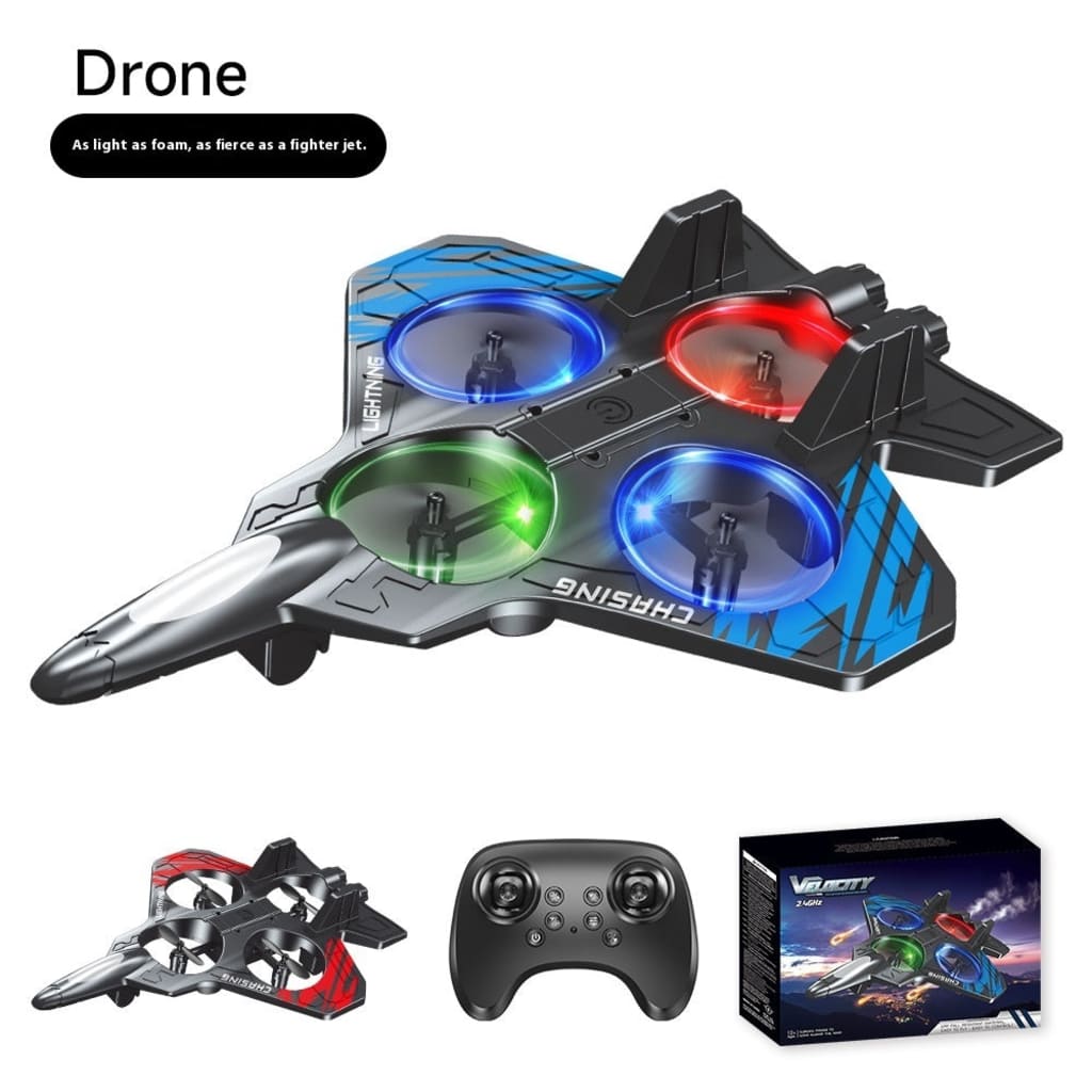 LED Foam Drone for Kids | Remote Control Flying Toy Plane