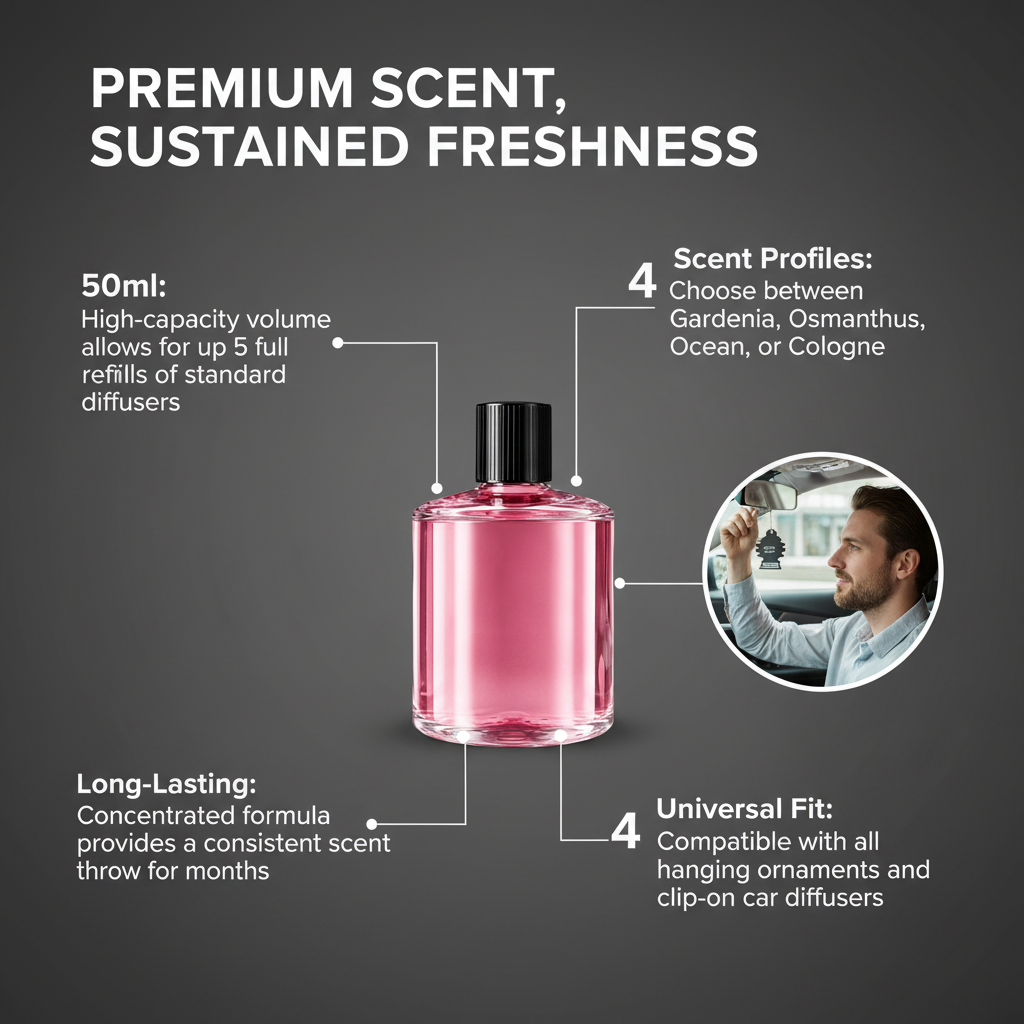 KODEAMAX™ Refill Oil – Premium Car Fragrance 50ml